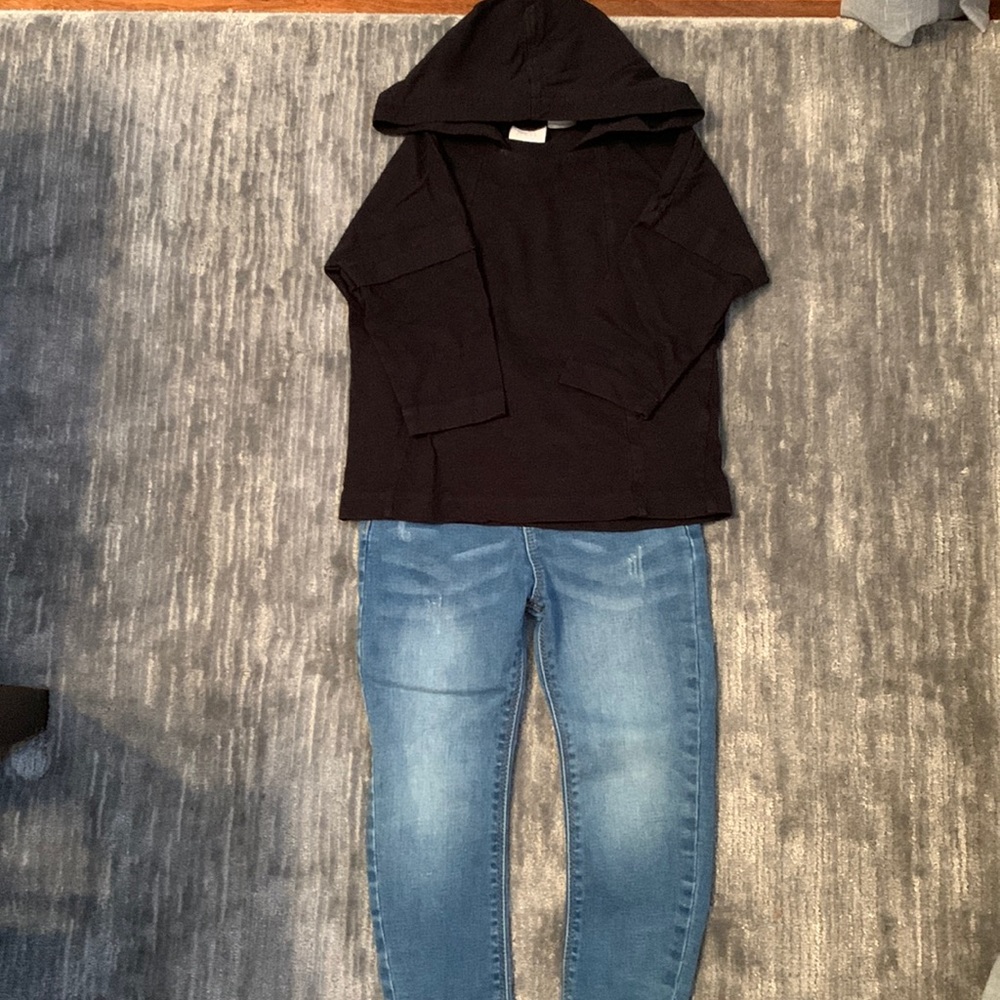 Zara Top w/ Primark Jeans